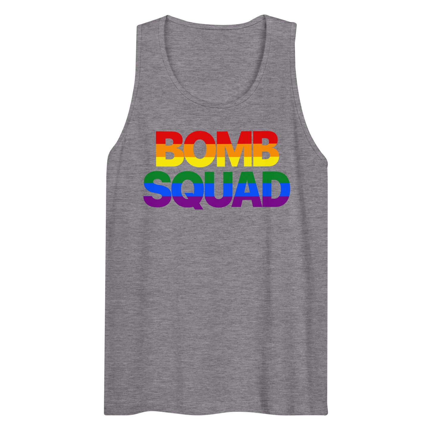 Rainbow Squad (BOMB SQUAD) Muscle Shirt Front
