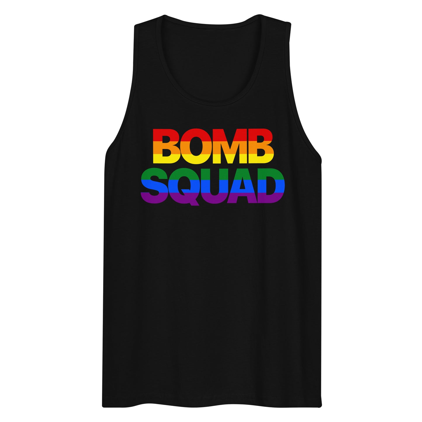 Rainbow Squad (BOMB SQUAD) Muscle Shirt Front