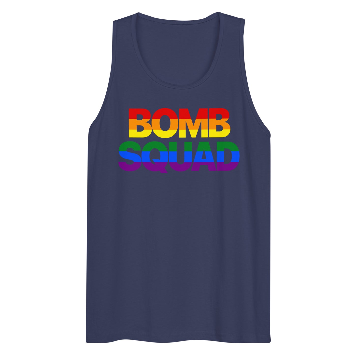 Rainbow Squad (BOMB SQUAD) Muscle Shirt Front