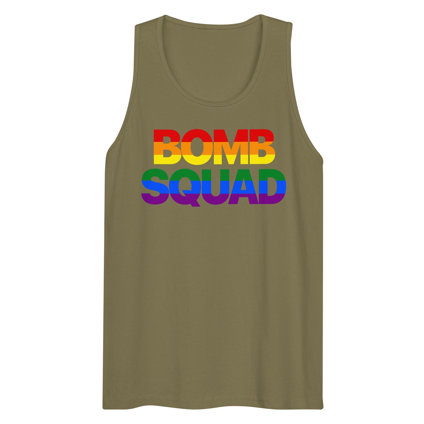 Rainbow Squad (BOMB SQUAD) Muscle Shirt Front