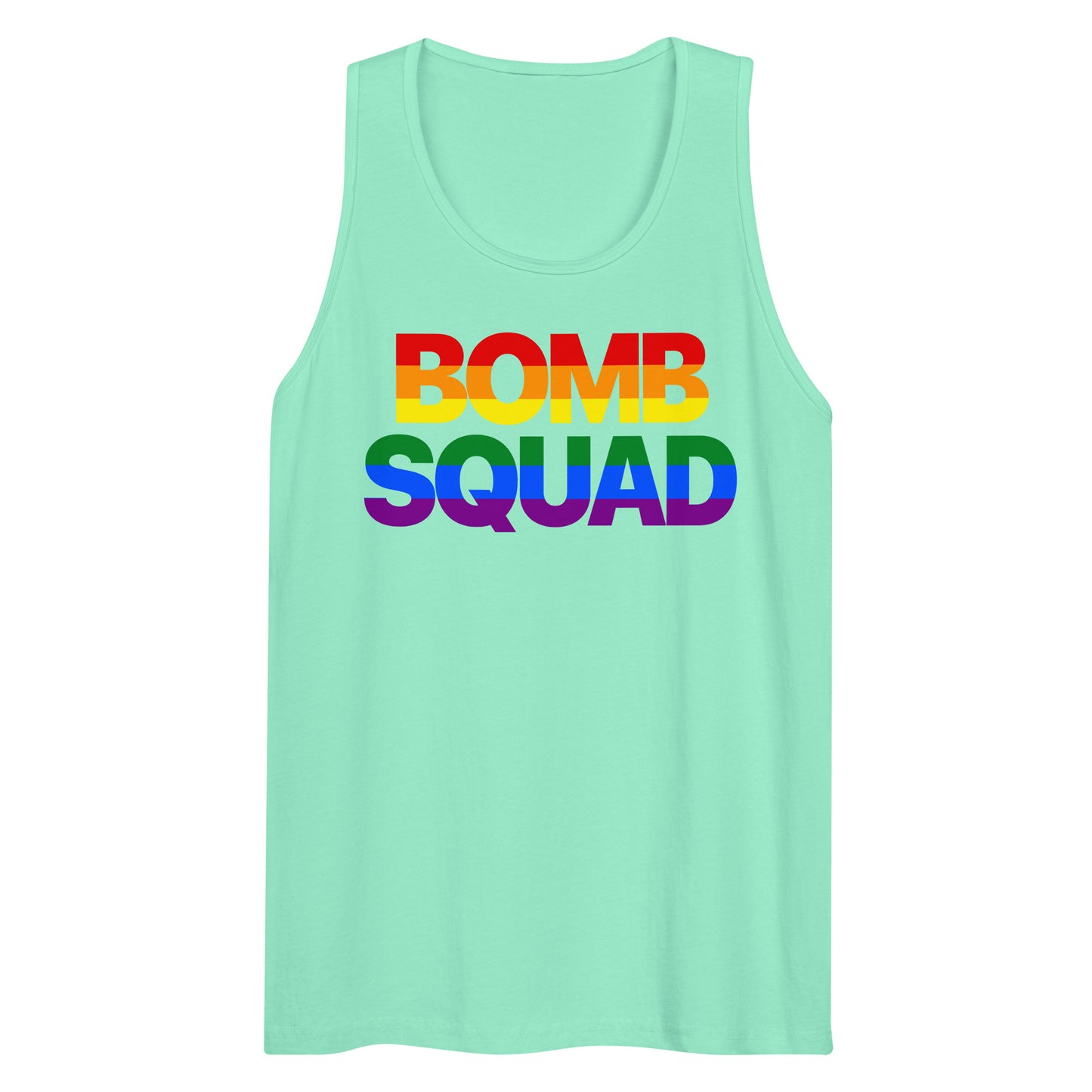 Rainbow Squad (BOMB SQUAD) Muscle Shirt Front