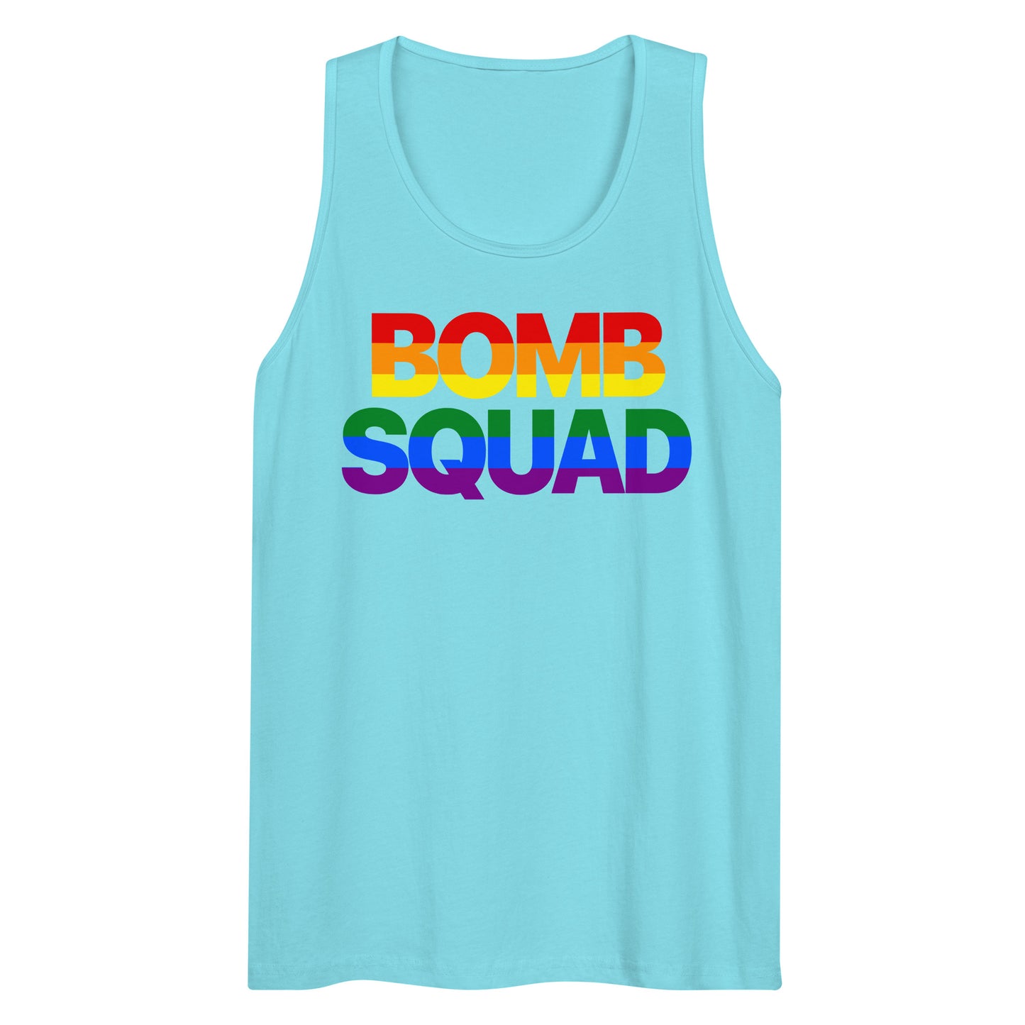 Rainbow Squad (BOMB SQUAD) Muscle Shirt Front
