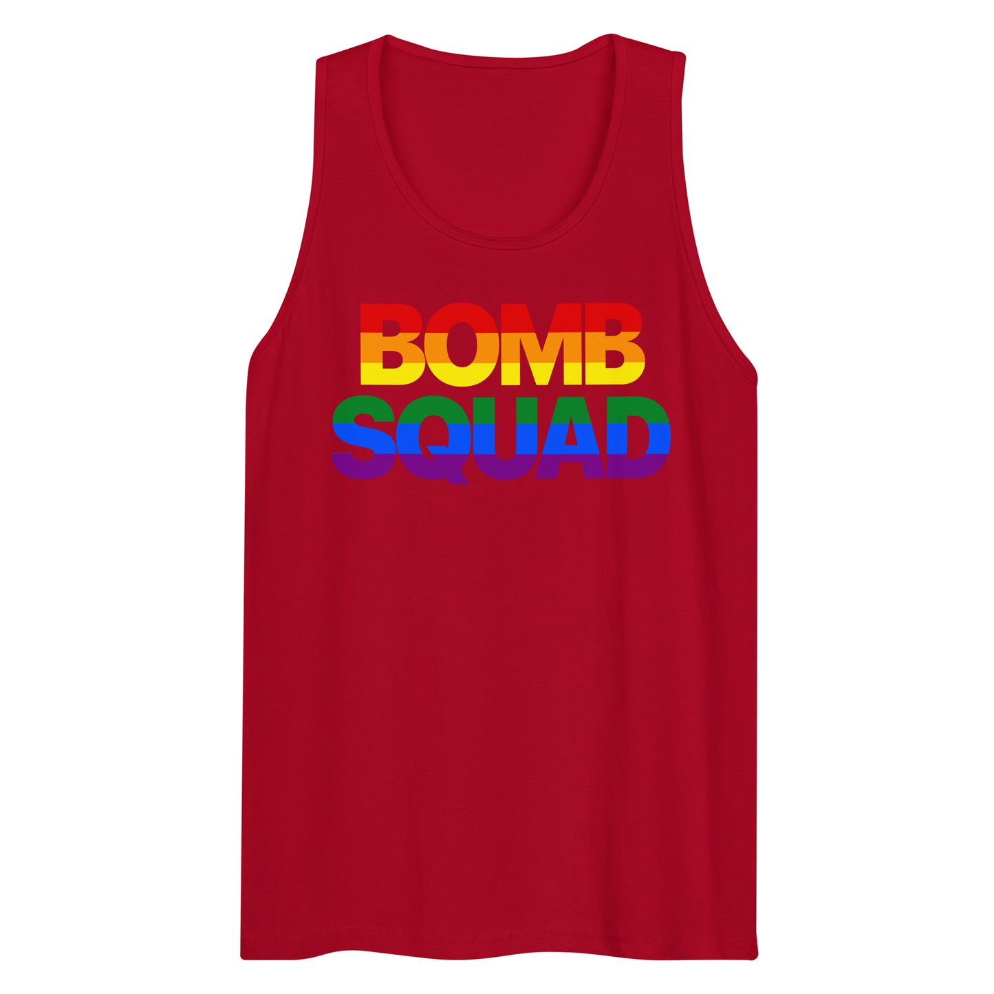 Rainbow Squad (BOMB SQUAD) Muscle Shirt Front