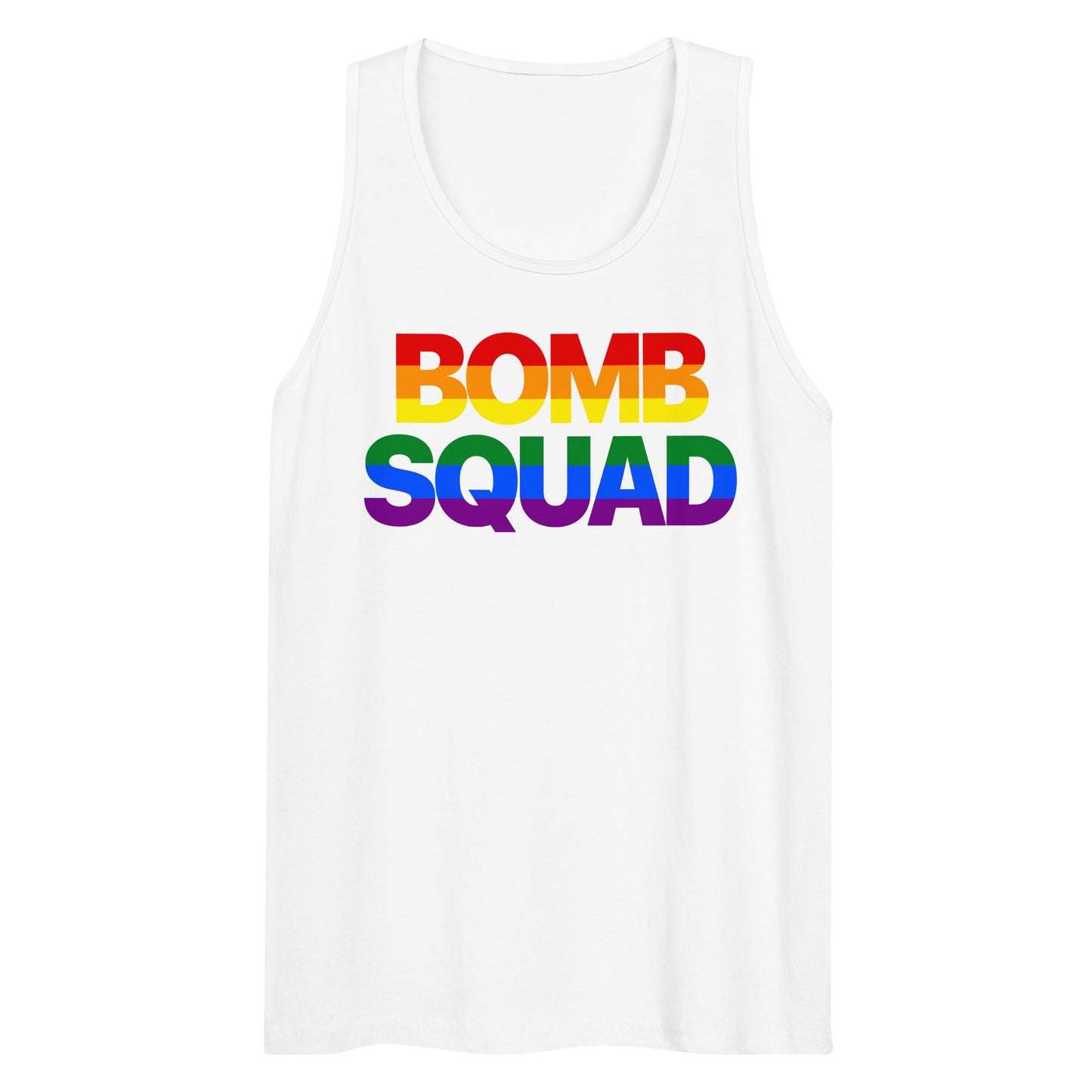 Rainbow Squad (BOMB SQUAD) Muscle Shirt Front