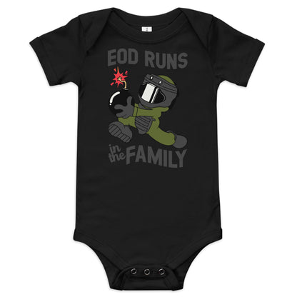 EOD BABY Dark Font - Baby short sleeve one piece