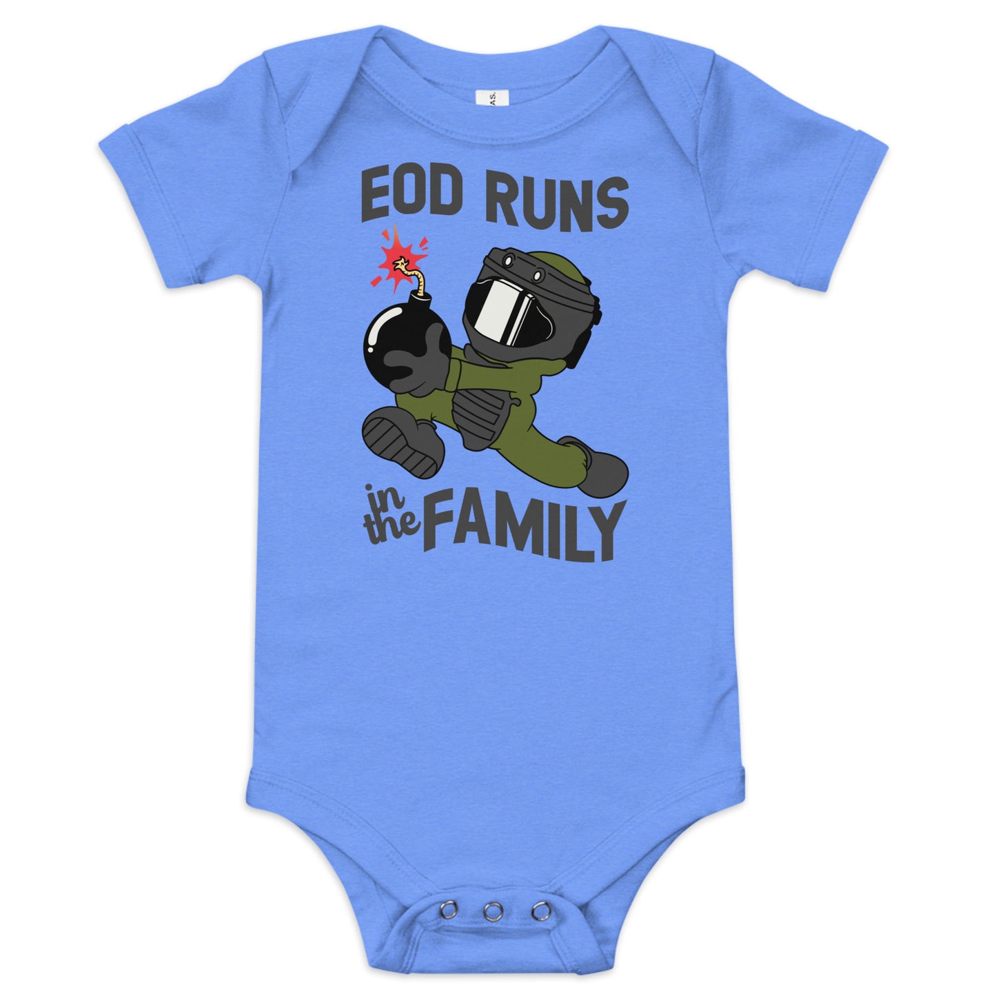 EOD BABY Dark Font - Baby short sleeve one piece