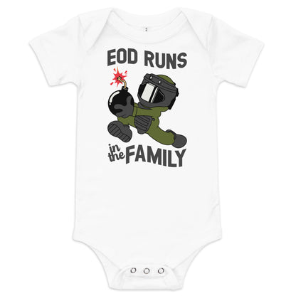 EOD BABY Dark Font - Baby short sleeve one piece