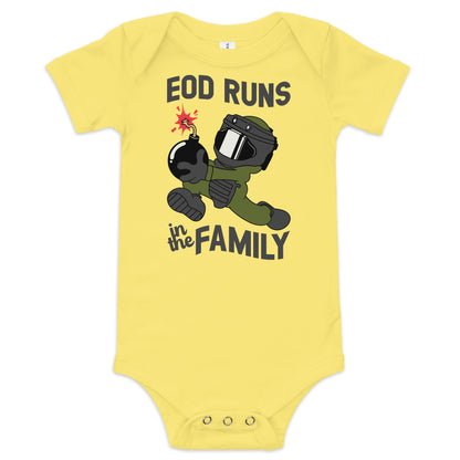 EOD BABY Dark Font - Baby short sleeve one piece