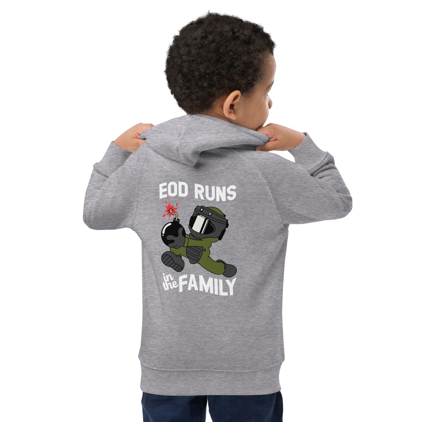 EOD Runs 4Y - 12Y Kids eco hoodie