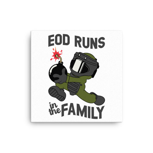 EOD Runs -  Wall Art Thin canvas