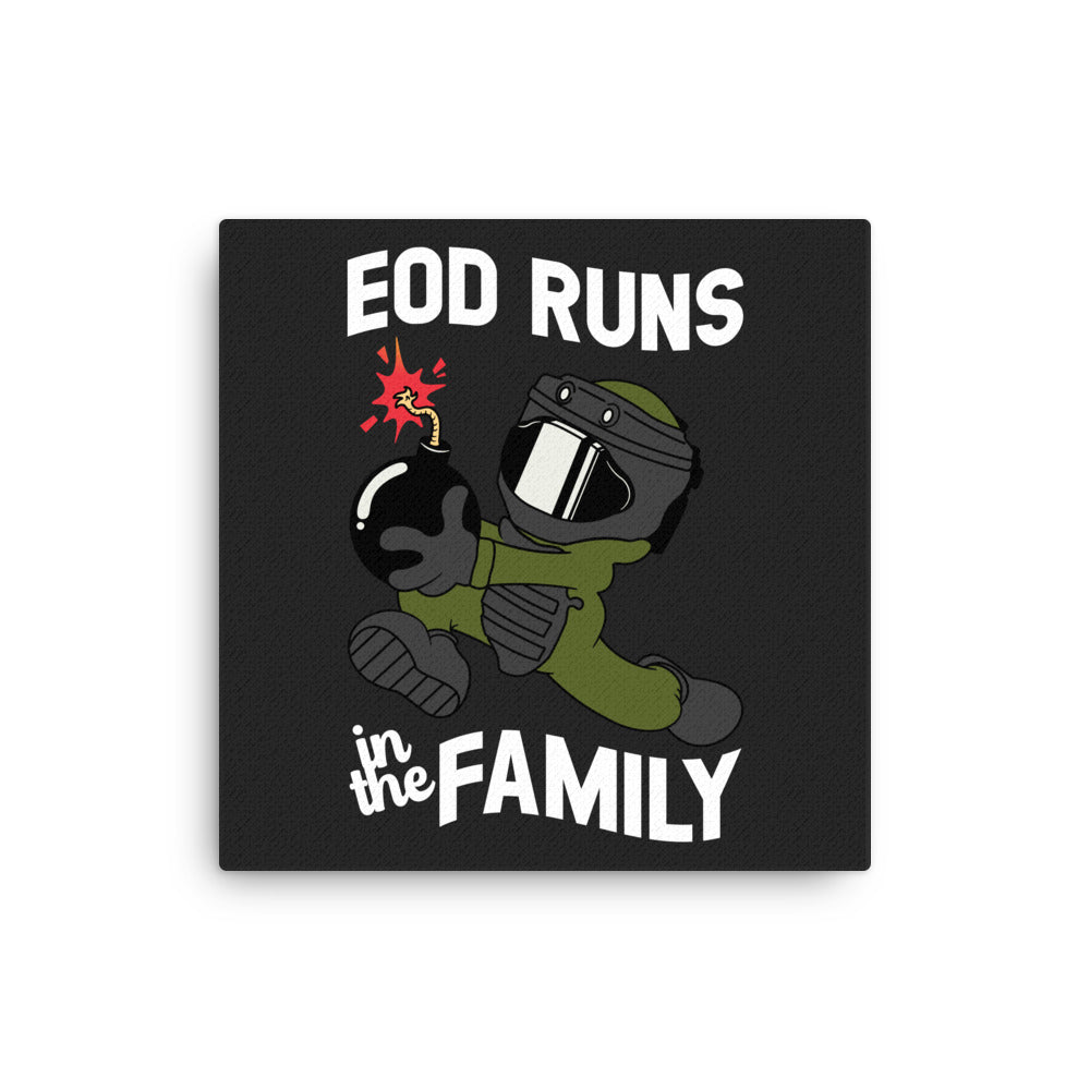 EOD Runs - Wall Art Thin canvas