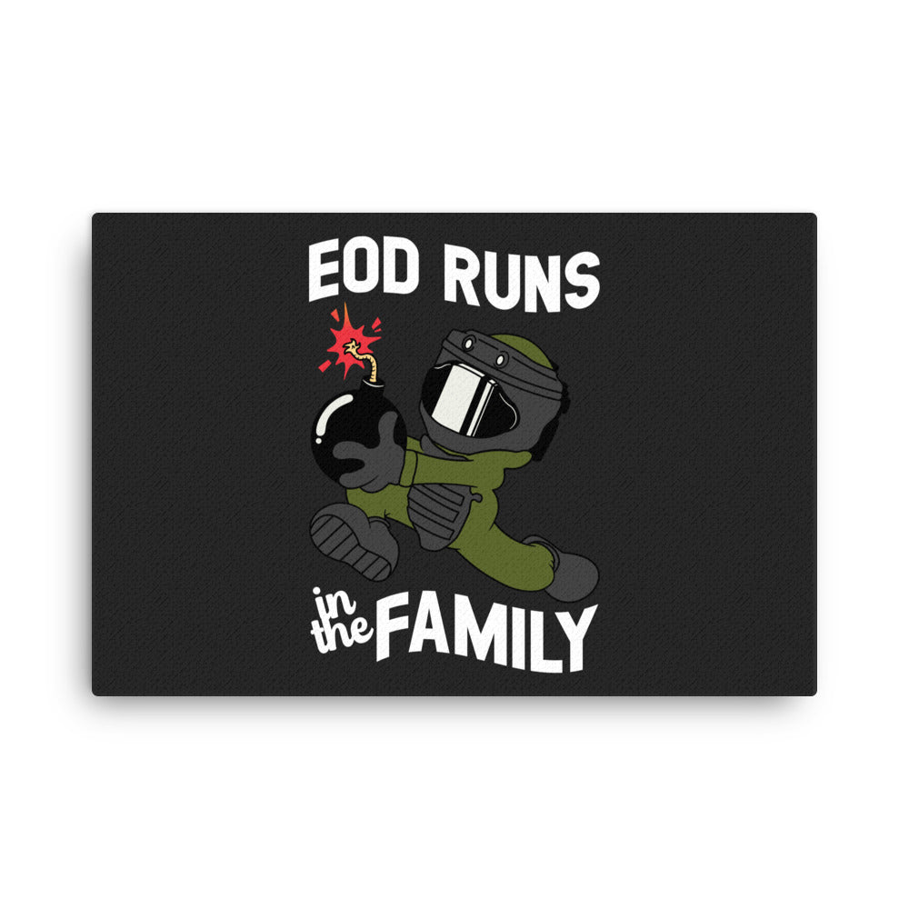 EOD Runs - Wall Art Thin canvas