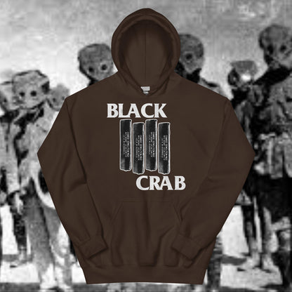 Black Crab (White Font) Hoodie