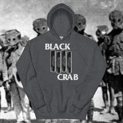 Black Crab (White Font) Hoodie