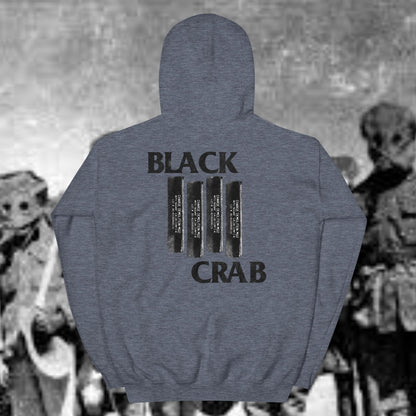 Black Crab (Black Font) Work Hoodie