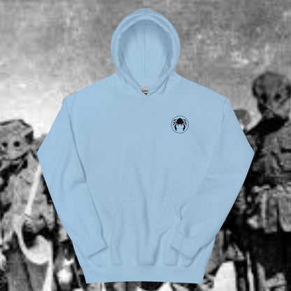 Black Crab (Black Font) Work Hoodie