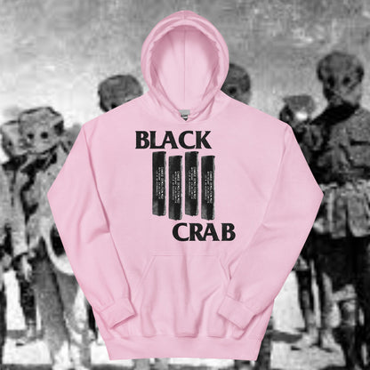 Black Crab (Black Font) Hoodie