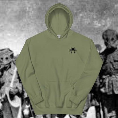 Black Crab (Black Font) Work Hoodie