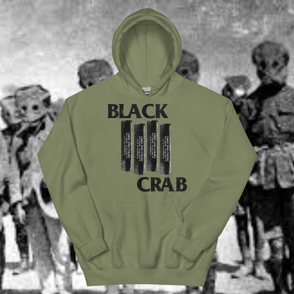 Black Crab (Black Font) Hoodie