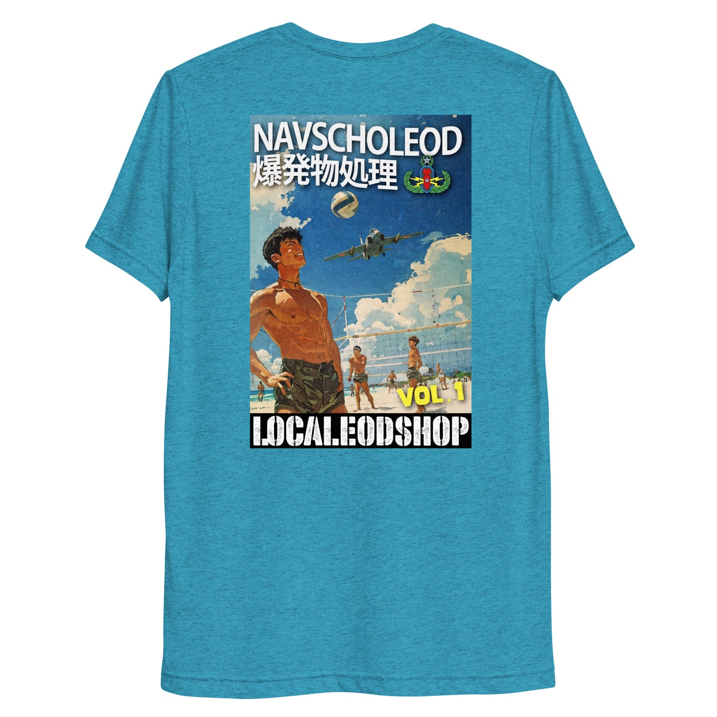 "爆発物処理班" NAVSCOLEOD sleeve t-shirt