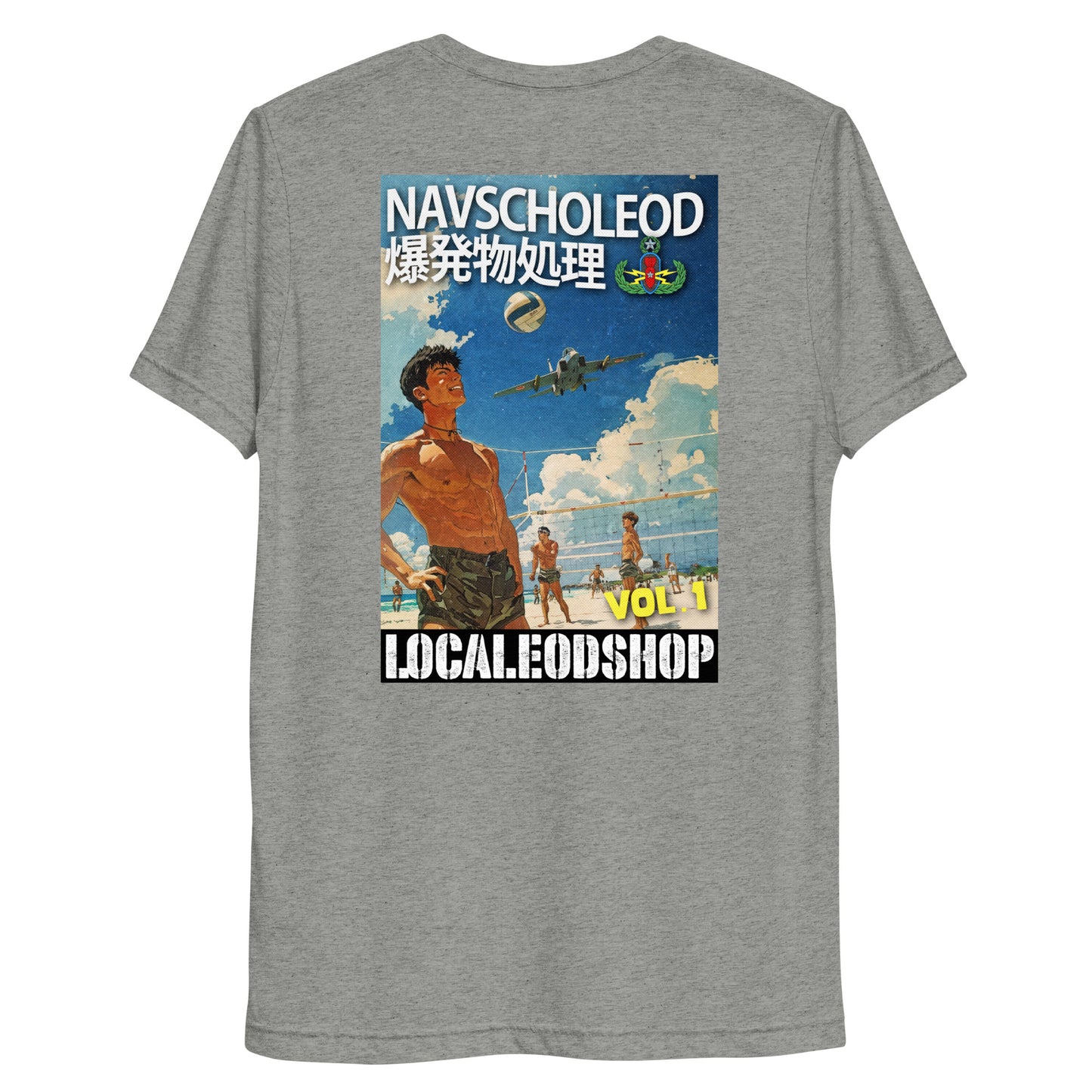 "爆発物処理班" NAVSCOLEOD sleeve t-shirt