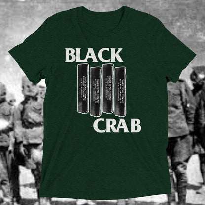 Black Crab Band T (White font)