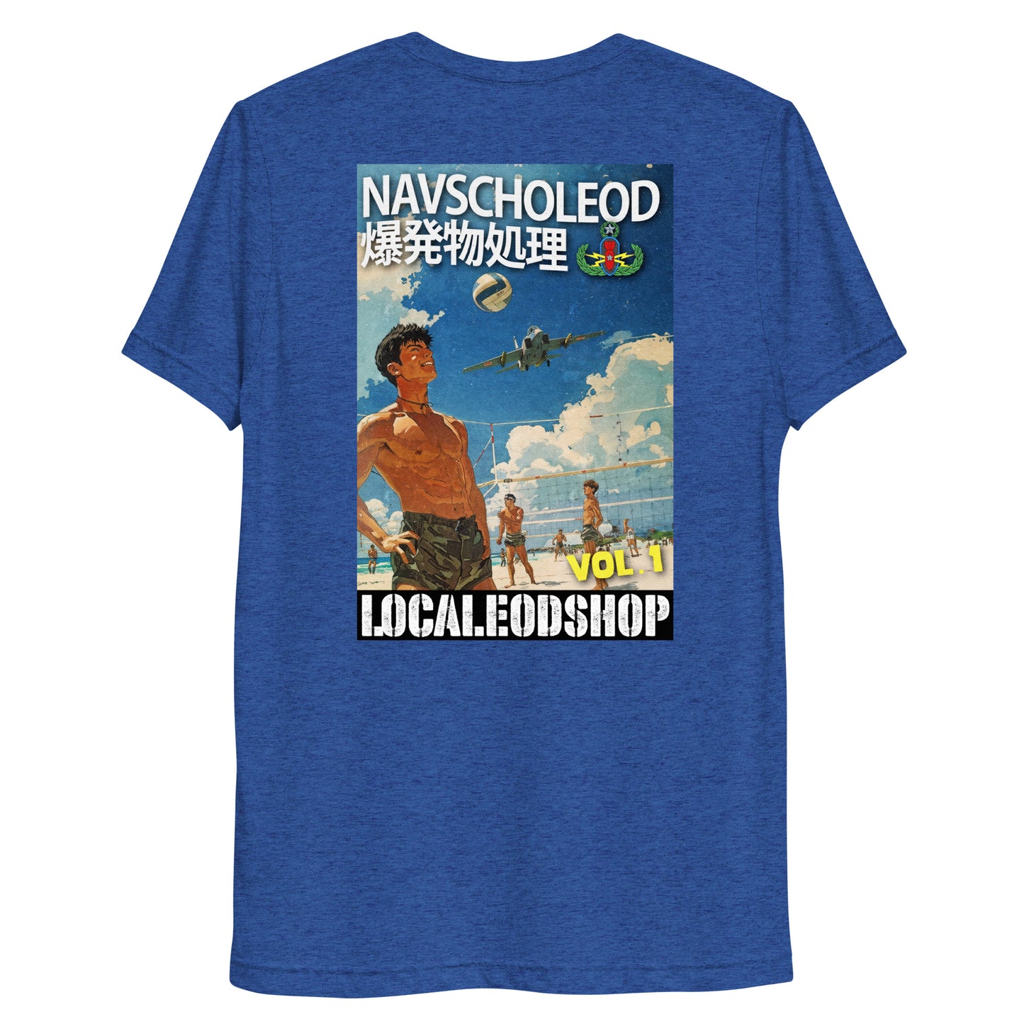 "爆発物処理班" NAVSCOLEOD sleeve t-shirt