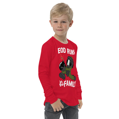 EOD Runs - Youth long sleeve tee