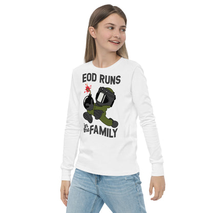 EOD Runs - Youth long sleeve tee