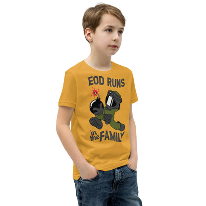 EOD Runs - Youth Short Sleeve T-Shirt