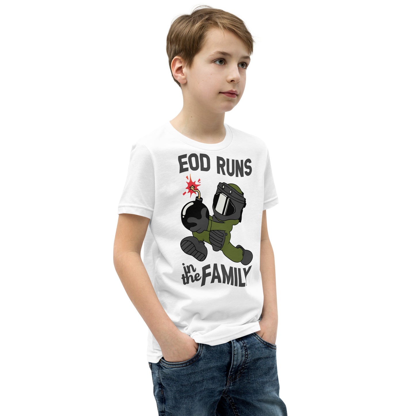 EOD Runs - Youth Short Sleeve T-Shirt